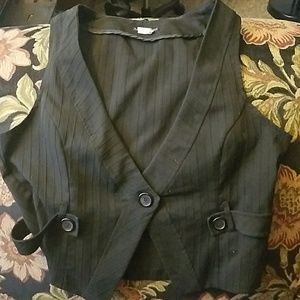 Black dress Vest